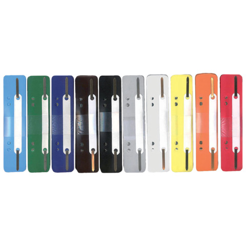 Pressini fermafogli Q-Connect 34x150 mm assortiti conf. da …