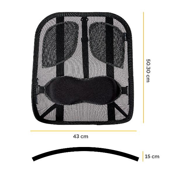 Supporto FELLOWES Professional Series™ per schiena tessuto in …