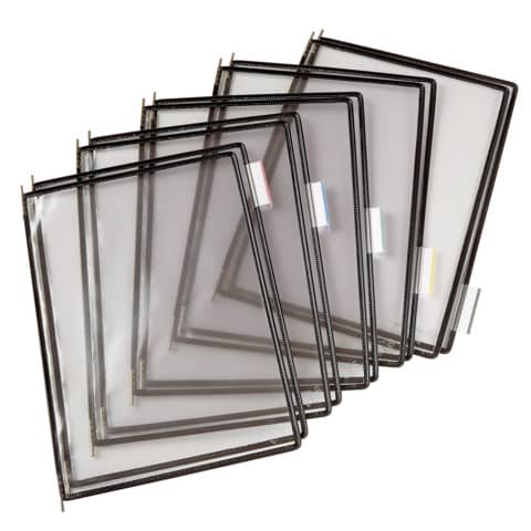 Buste per leggio Tarifold® T-Technic A4 nero - …