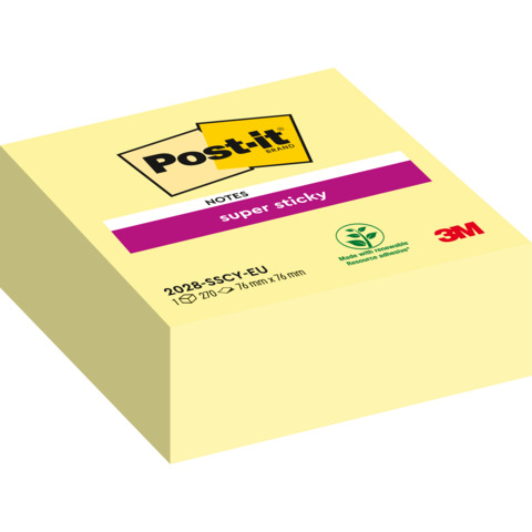 Foglietti riposizionabili Post-it® Cubo Super Sticky Notes 76x76 …