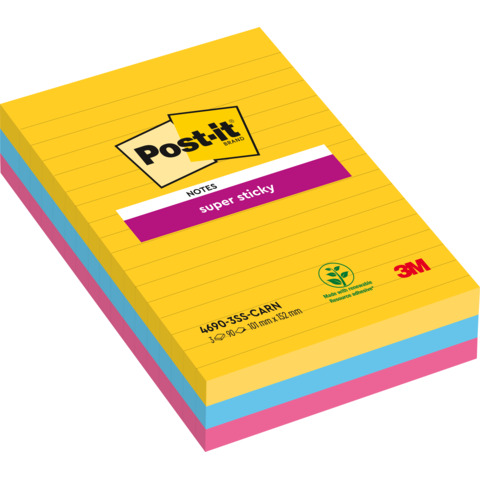 Blocco Post-it Super Sticky - 4690-3SS-CARN - a …
