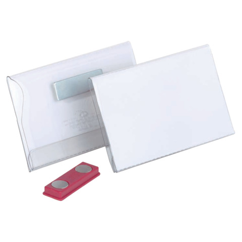Portanomi DURABLE con magnete trasparente inserto 54x90mm conf. …