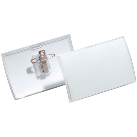 Portanomi DURABLE CLICK FOLD CON COMBI CLIP trasparente …