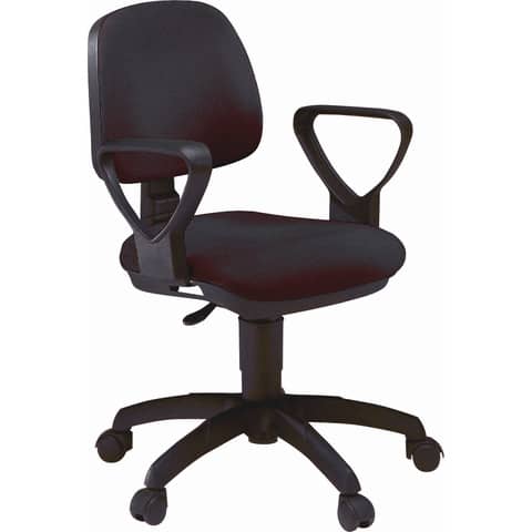 Sedia operativa girevole Unisit Atlas A41B Eco smart nero A41B/EN