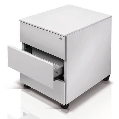 Cassettiera 3 cassetti Tecnical 2 bianco 41x58x55,3 cm …