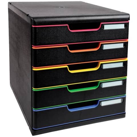 Cassettiera Exacompta MODULO Classic A4 Black Office 5 …