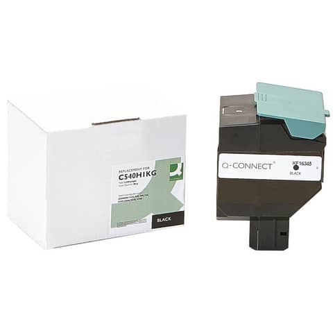 Toner Q-Connect rigenerato Lexmark C540H1KG nero - K15467QC