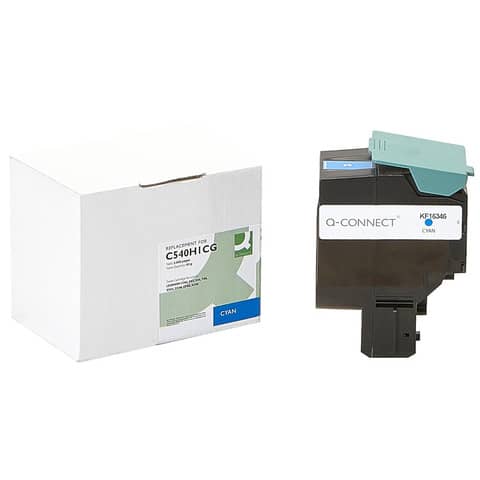 Toner Q-Connect rigenerato Lexmark C540H1CG ciano - K15468QC