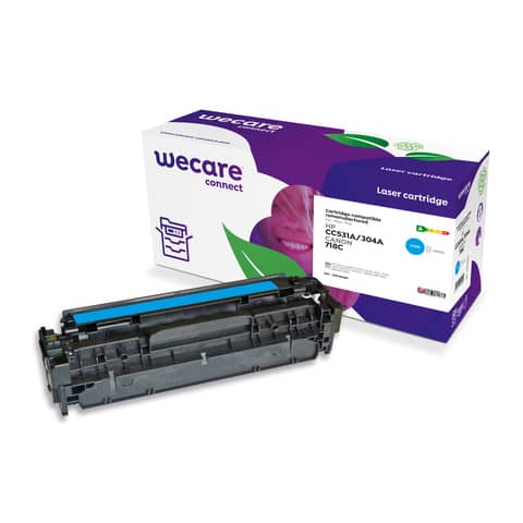 Toner WECARE compatibile HP CC531A - ciano K15133W4