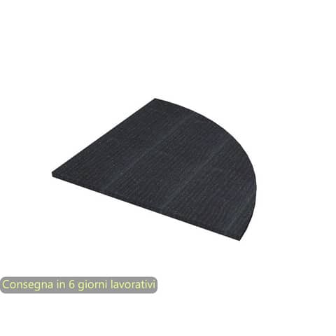 Raccordo a 90° per scrivanie Artexport Presto 80x80 cm nero venato frassino 313/8