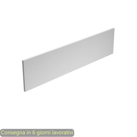 Pannello divisorio per bench Artexport Presto Venere Plus melaminico grigio alluminio 108x52 cm - PAR-120/5