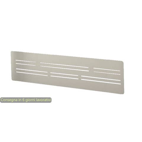 Modesty Panel Metal Artexport Presto Venere Plus sp. 15 mm 128x30 cm grigio allluminio - BMAD14+BOAC-AA