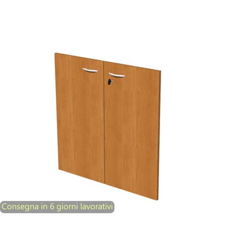 Ante con serratura noce chiaro 80x67 cm in …