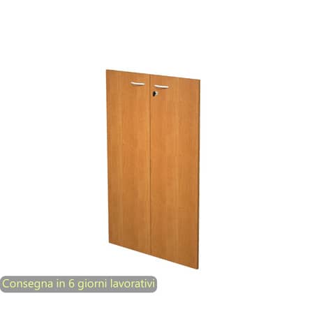 Ante con serratura noce chiaro 80x115 cm in …