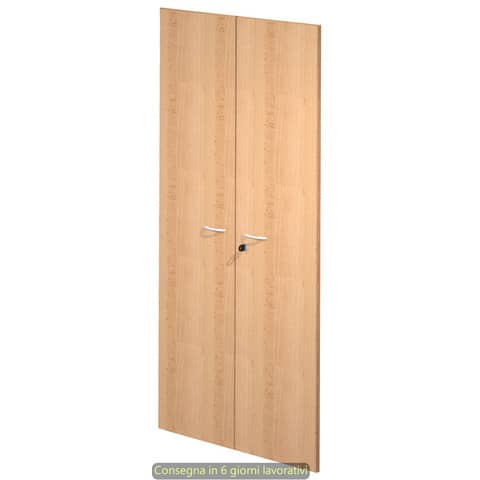 Ante con serratura faggio 80x175 cm in melaminico …
