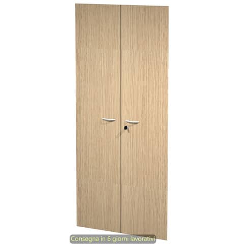 Ante con serratura rovere 80x175 cm in melaminico …