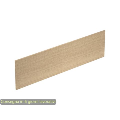 Pannello divisorio + staffe supporto per bench rovere 180x40 cm in melaminico linea Bridge Artexport - PAN-180-BTA/C