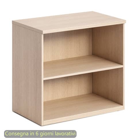 Mobile a giorno basso rovere 80x46xH.73 cm con 1 ripiano linea Bridge/Flex Artexport - BB/C
