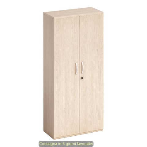 Armadio alto con ante battenti rovere 80x46xH.181,8 cm …