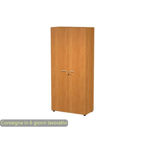 Armadio alto con ante battenti noce 90x45,8xH.200 cm …