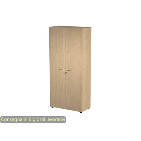 Armadio alto con ante battenti rovere 90x45,8xH.200 cm …