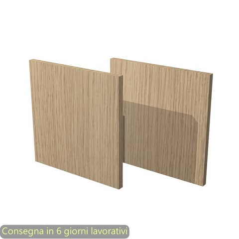 Coppia di dietri rovere per libreria componibile Maxicolor Artexport - 32,2x32,1 cm - 2R MaxC/C