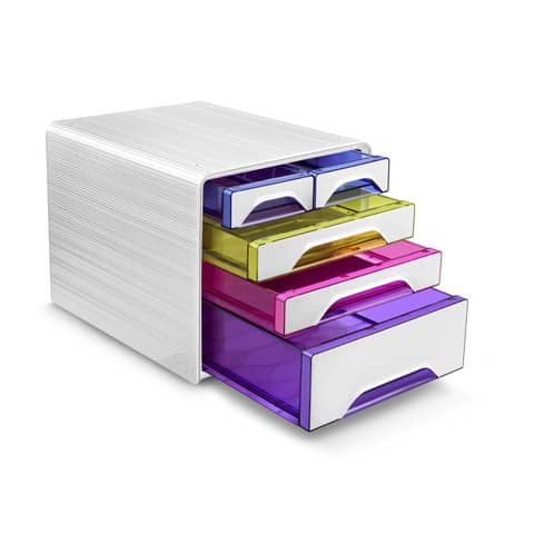 Cassettiera da scrivania CEP Smoove 360x288x271 mm bianco …