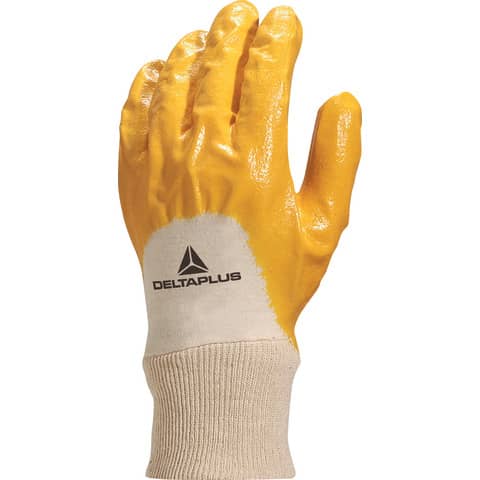 Guanti da lavoro in nitrile Delta Plus per logistica - taglia 7 - DPI Cat. II - NI01507