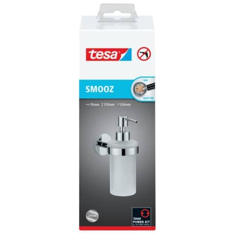 Dispenser sapone liquido tesa Smooz rimovibile e riutilizzabile …