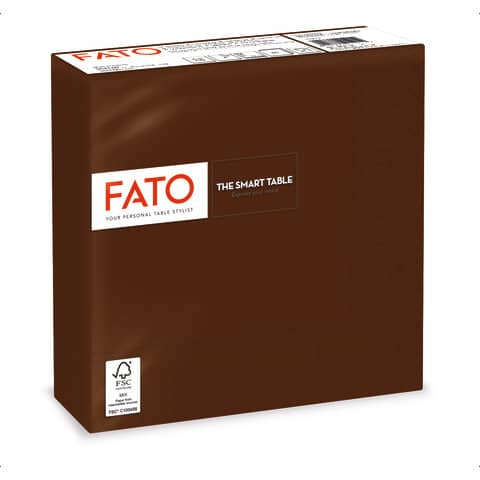Tovaglioli Fato The Smart Table 38x38 cm cioccolato …