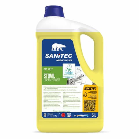 Detergente alcalino concentrato per lavastoviglie Green Power Sanitec …