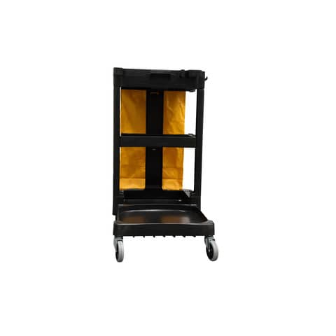 Carrello per pulizie Janitor Rubbermaid nero - ruote …