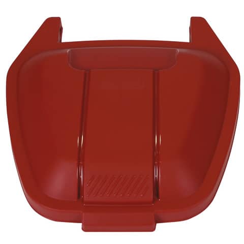 Coperchio per bidone portarifiuti Rubbermaid Mobile Bin 100 L rosso R039246