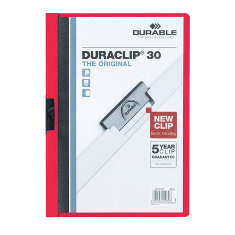 Cartellina con clip Durable DURACLIP® A4 - dorso …
