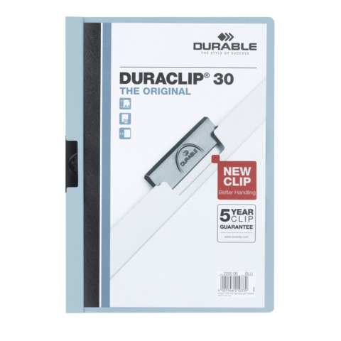 Cartellina con clip Durable DURACLIP® A4 - dorso …
