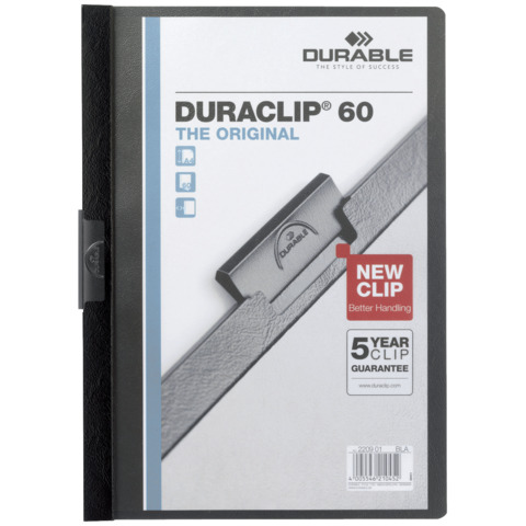 Cartellina con clip Durable DURACLIP® A4 - dorso …