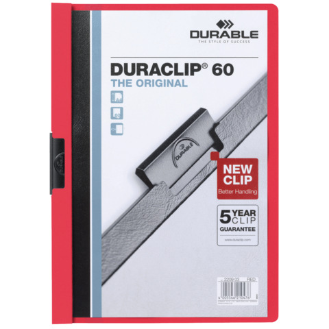 Cartellina con clip Durable DURACLIP® A4 - dorso …