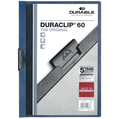 Cartellina con clip Durable DURACLIP® A4 - dorso …