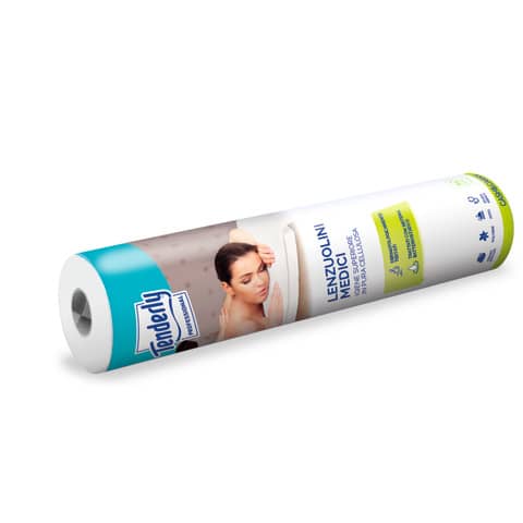 Lenzuolino medico Lucart bianco 2 veli - 60 mt 870105U