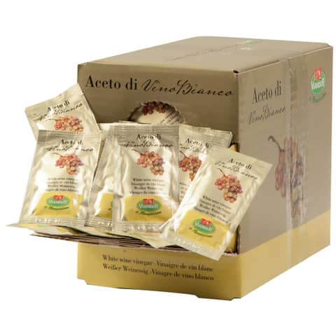 Aceto di vino bianco VIANDER in bustina monoporzione …