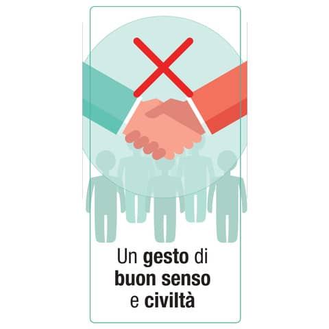 Adesivo segnaletico ''Un gesto di buon senso e …