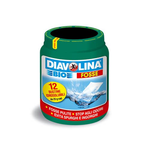 Attivatore fosse biologiche Diavolina Bio 12 bustine idrosolubili …