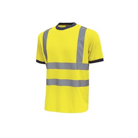 T-Shirt alta visibilità Glitter U-Power cotone-poliestere giallo fluo - Taglia XL - HL197YF GLITTER XL