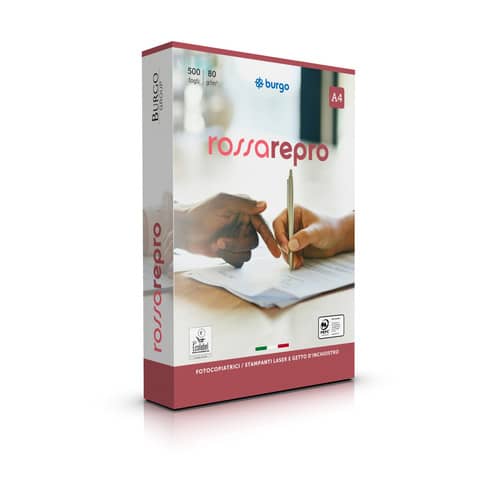 Carta per fotocopie Burgo Reprorossa A4 80 g/mq …