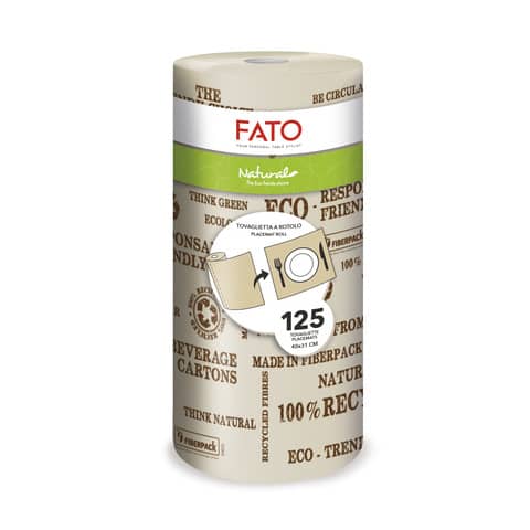 Tovaglietta a 3 veli Fato Natural in rotolo …
