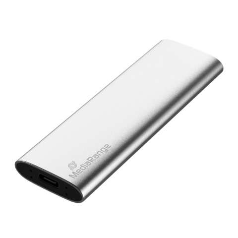 Unità SSD esterna Media Range USB Type-C® 120 GB - argento MR1100