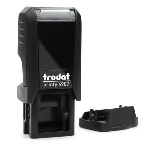 Printy 4907 Timbro di testo Trodat PERSONALIZZATO fino a 1 riga nero dim. max personalizzazione 13x6 mm - 110560