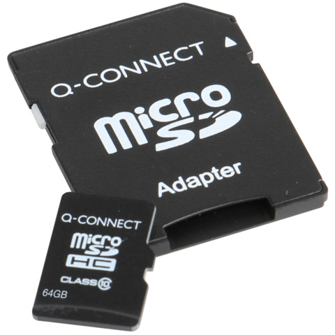 Scheda di memoria in blister Q-Connect - Micro SDHC 64 GB KF16128