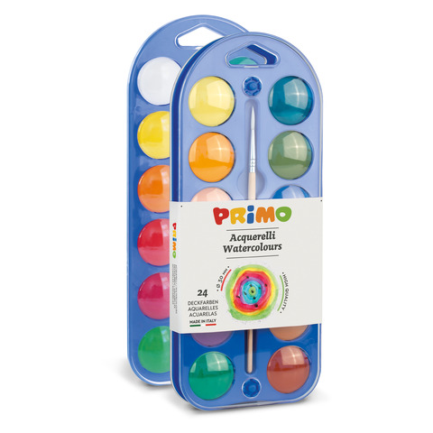 Acquerelli Ø 30 mm Primo - scatola da …