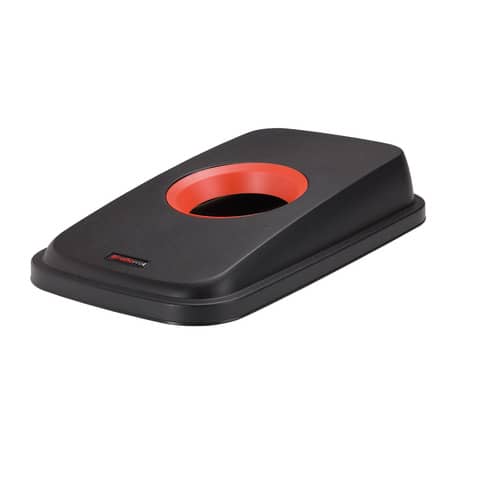 Coperchio Rotho Selecto Rosso foro tondo - antracite/rosso F800032